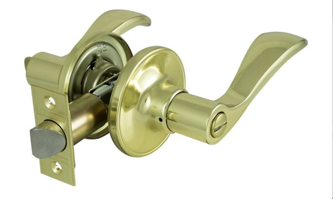 ProSource LYE701V-PS Privacy Lever, Zinc, Reversible Hand, 3 Grade