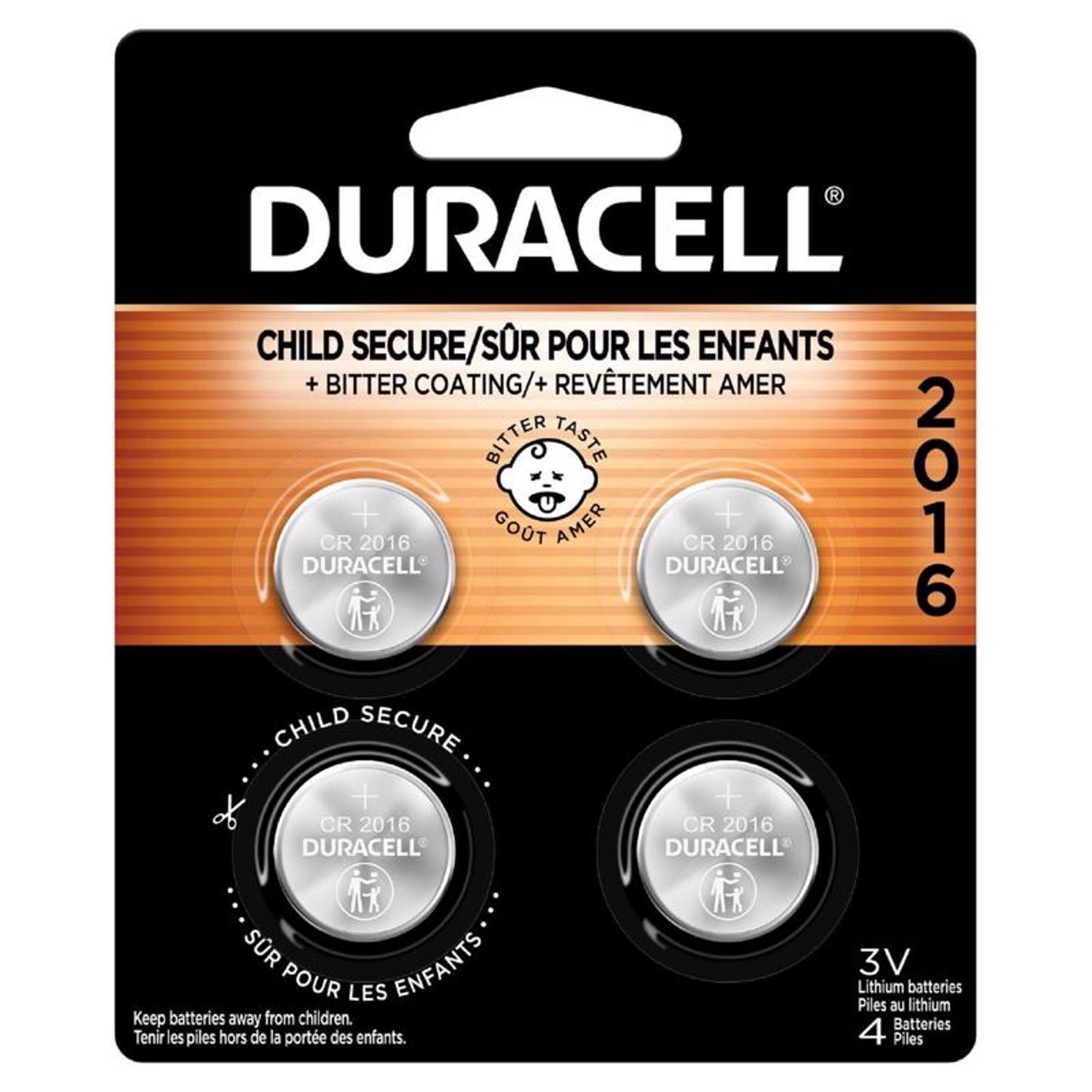 Duracell Lithium Coin DL2016/CR2016 3 V Security and Electronic Battery 1 pk