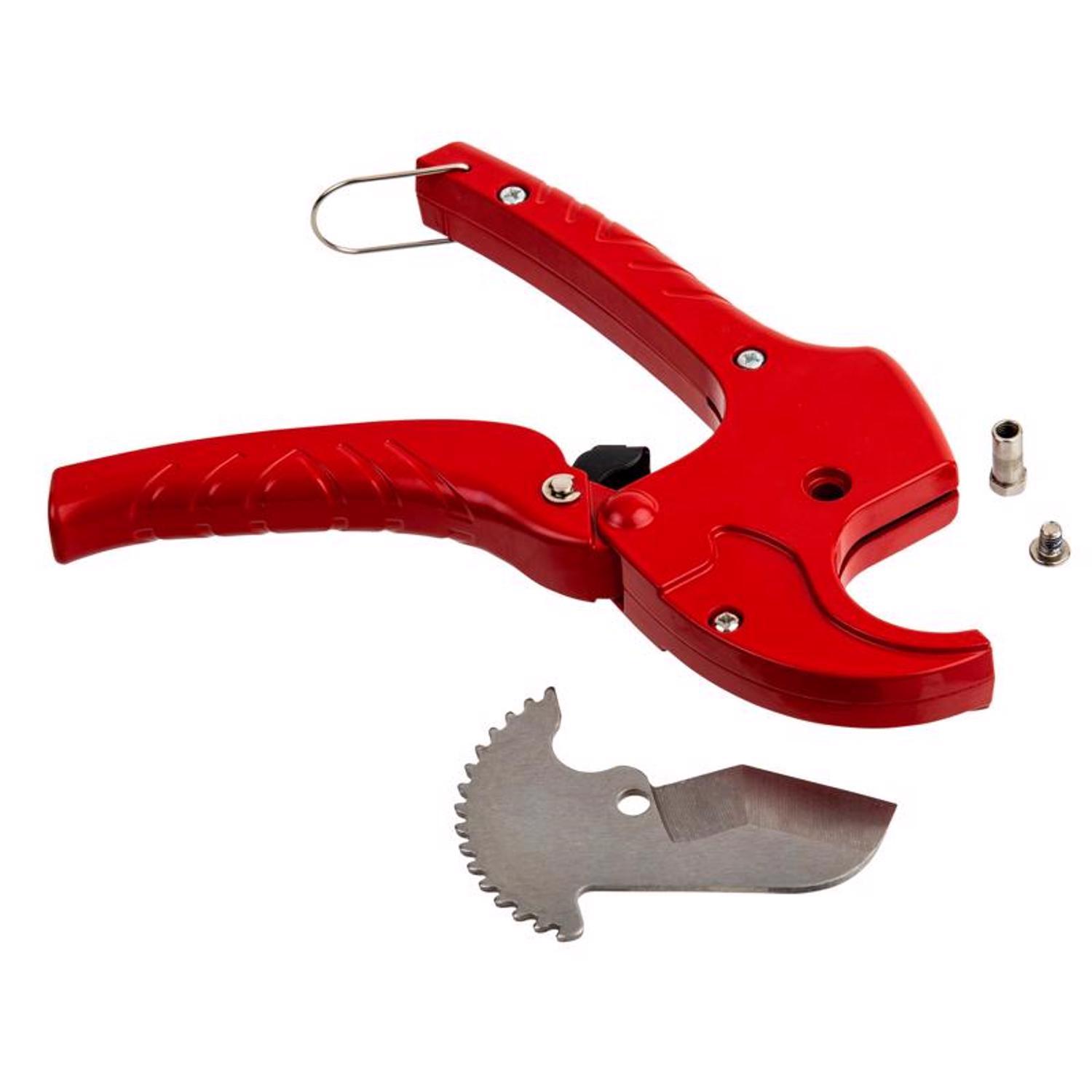 Superior Tool 1-5/16 in. Ratcheting Pipe Cutter Red 1 pc