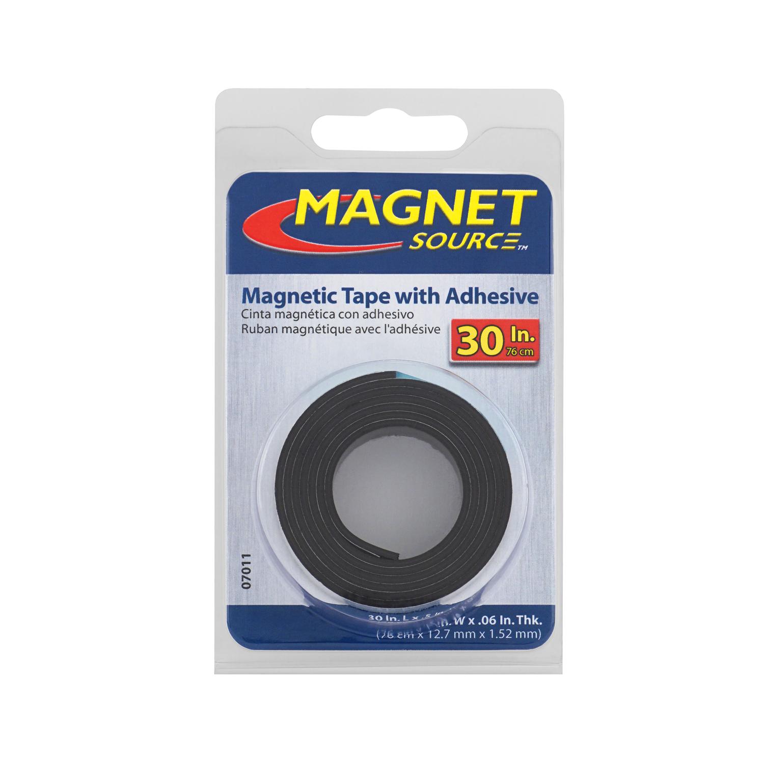 Magnet Source 30 in. L X.5 in. W Black Strip Magnetic Tape 1 pc