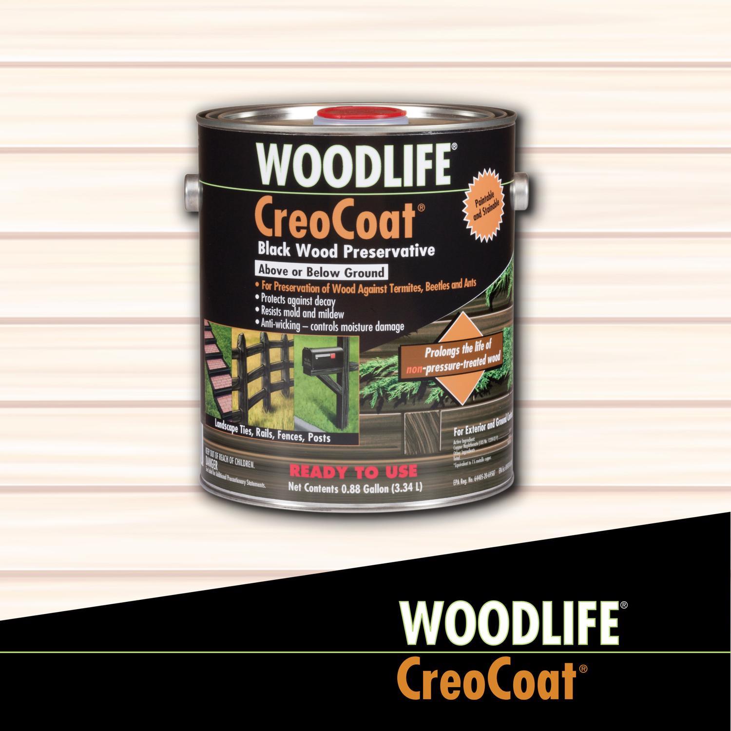 Wolman Woodlife Black Semi-Transparent Water-Based Wood Preservative 1 gal