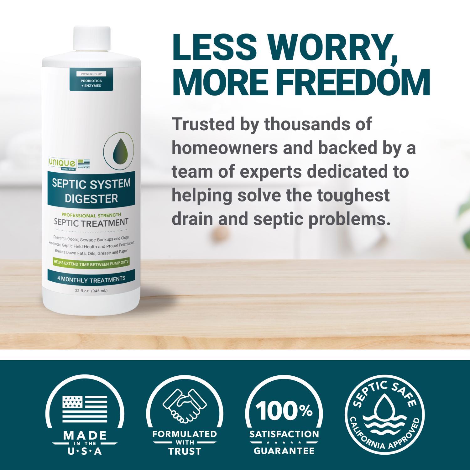 Unique Liquid Septic System Digester 1 qt