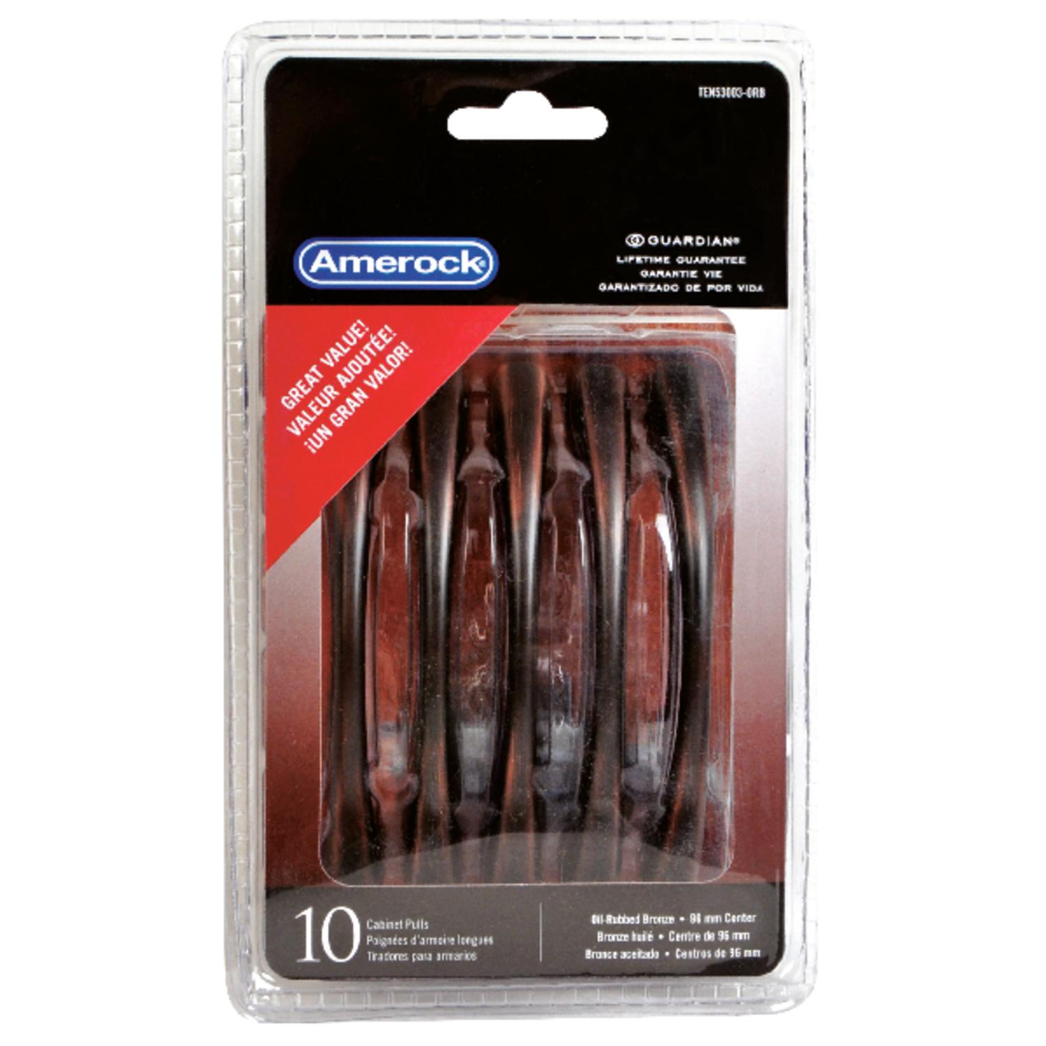 Amerock Contemporary Arch Cabinet Pull 3-3/4 in. Oil Rubbed Bronze Brown 10 pk