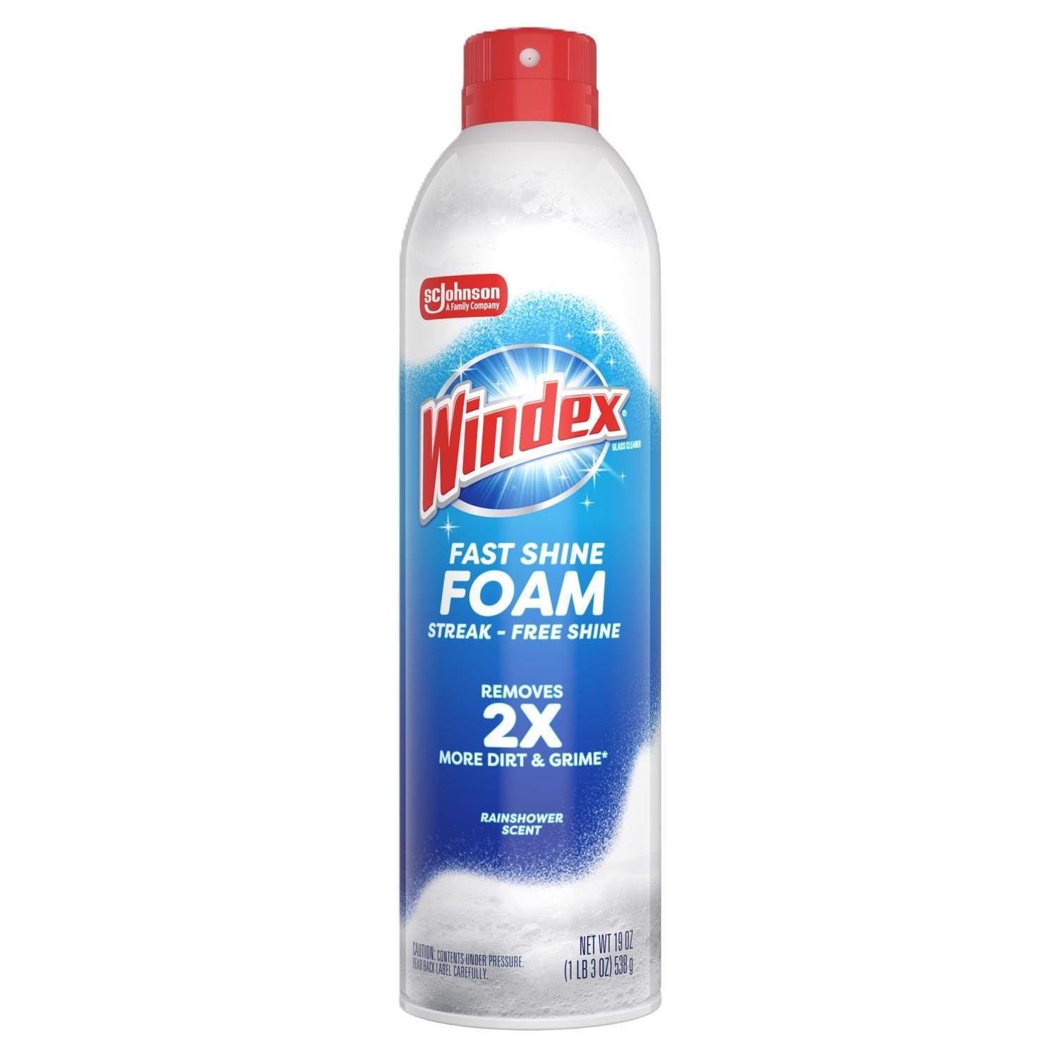 Windex Rainshower Scent Window and Glass Cleaner 19 oz. Foam