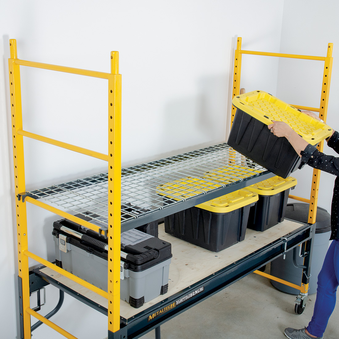 Scaffold Bench 6in. Baker System 4-In-1