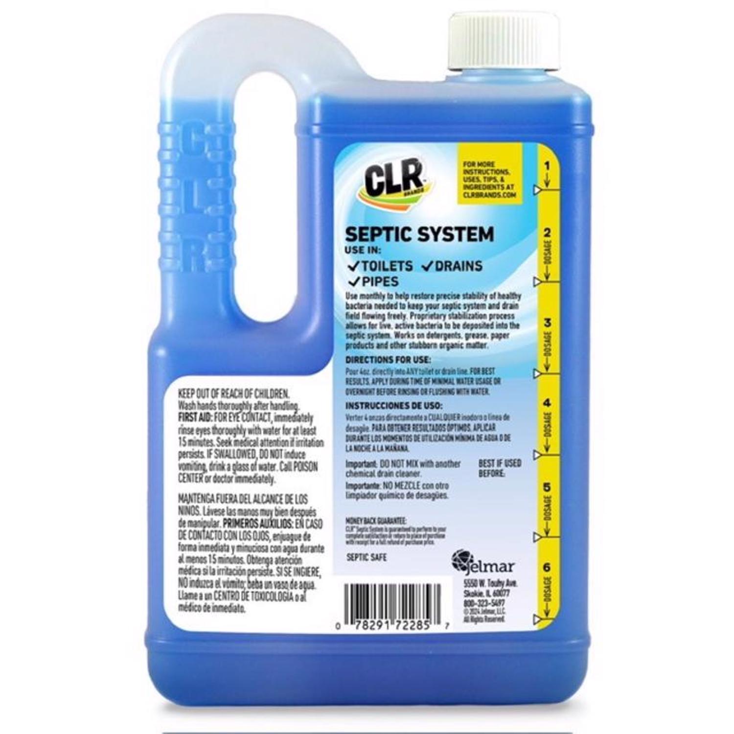CLR Brands Septic Treatment Liquid Septic System Treatment 28 oz. oz