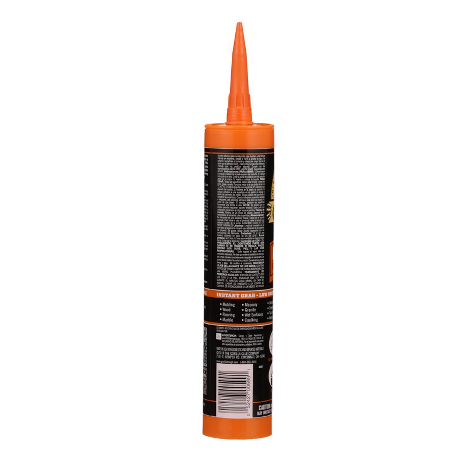 Gorilla All Purpose Construction Adhesive 9 oz