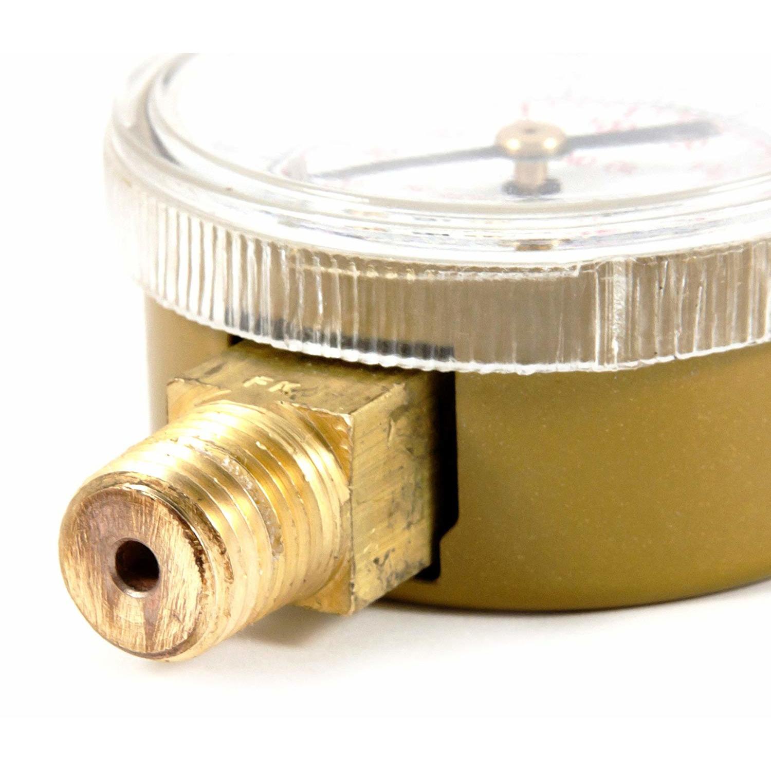 Forney 2 in. W Low Pressure Regulator Gauge 1 pc Oxygen