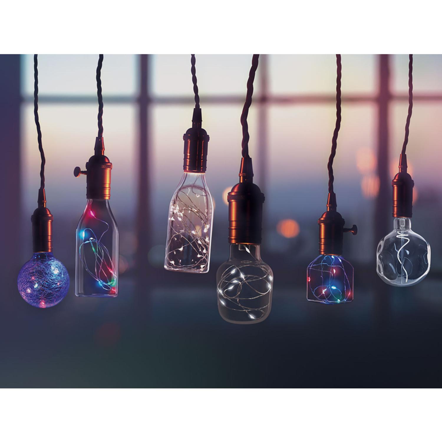 Feit Electric Fairy Mini Cylinder E26 (Medium) Led Bulb Soft White 0 Watt Equivalence 1 Pack