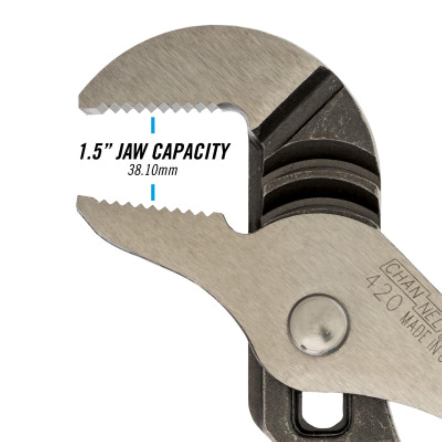 Channellock Permalock 9-1/2 in. Steel Tongue and Groove Pliers