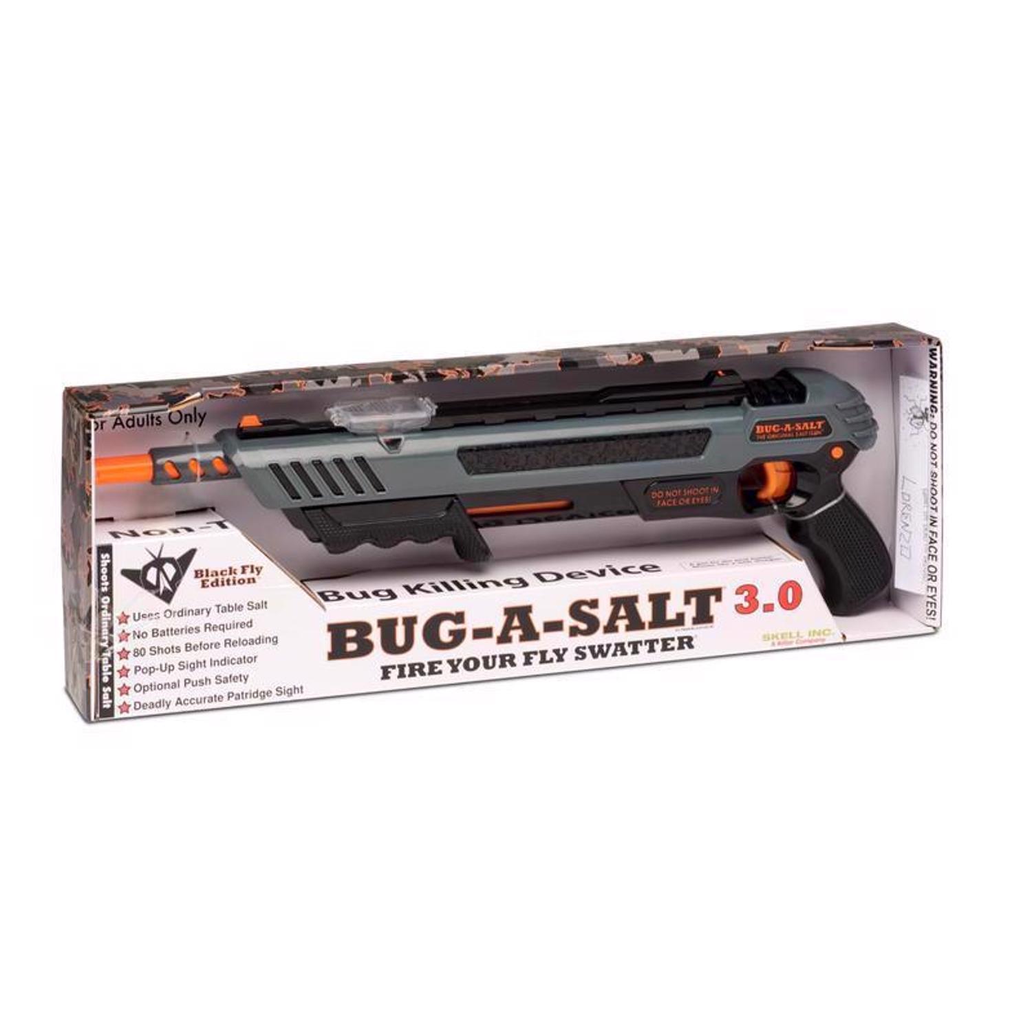 Bug-A-Salt Fly Edition 3.0 Plastic Gray/Black