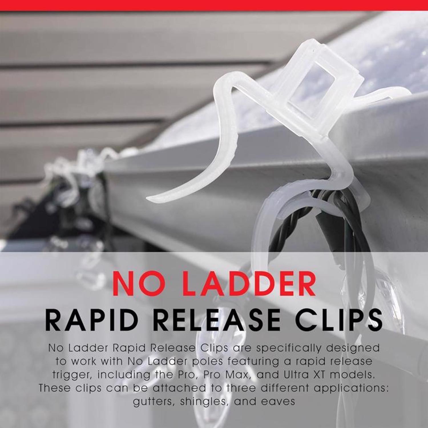 Dyno No Ladder Quick Release Light Clips 25 pk