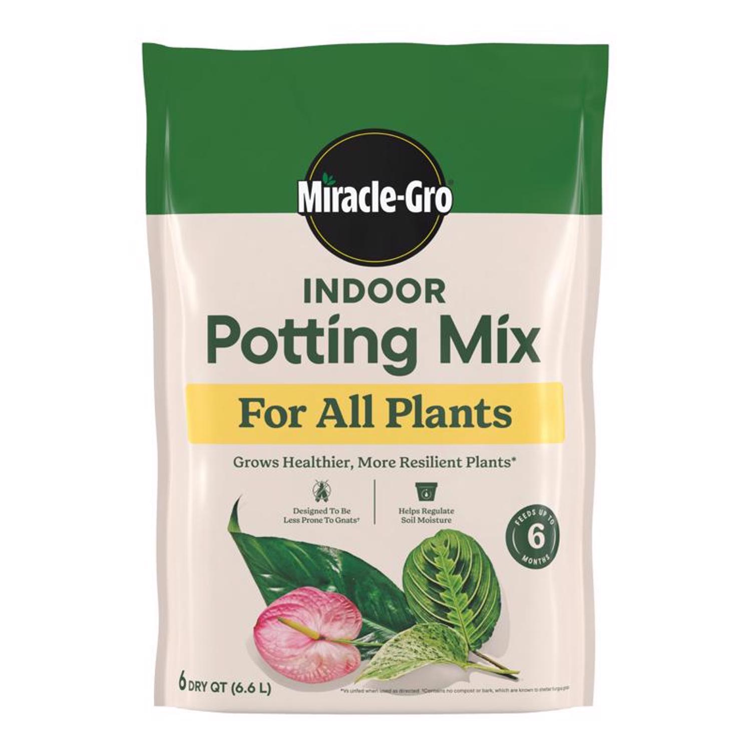 Miracle-Gro Indoor Plant Potting Soil 6 qt