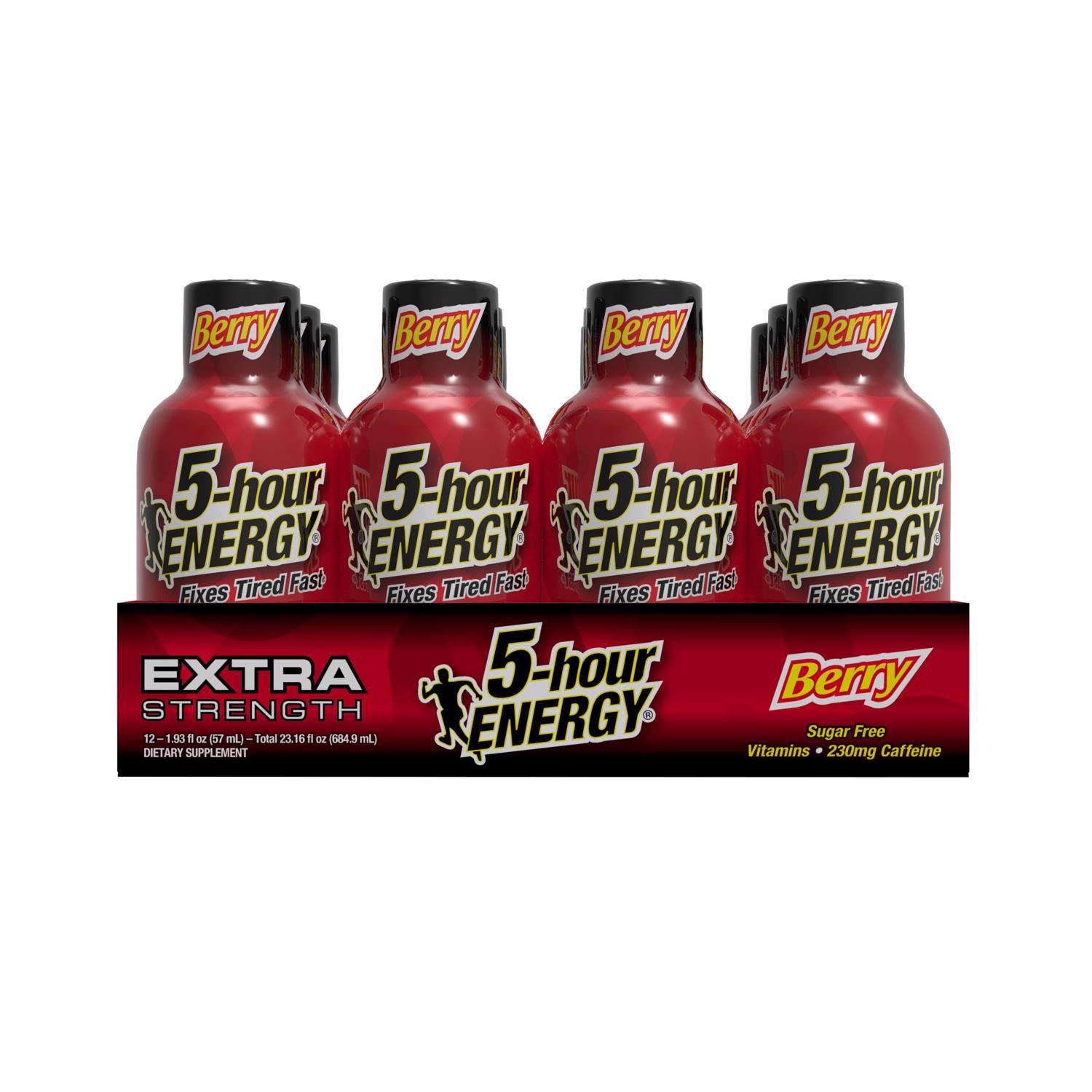 5-hour Energy Extra Strength Sugar Free Berry Energy Shot 1.93 oz