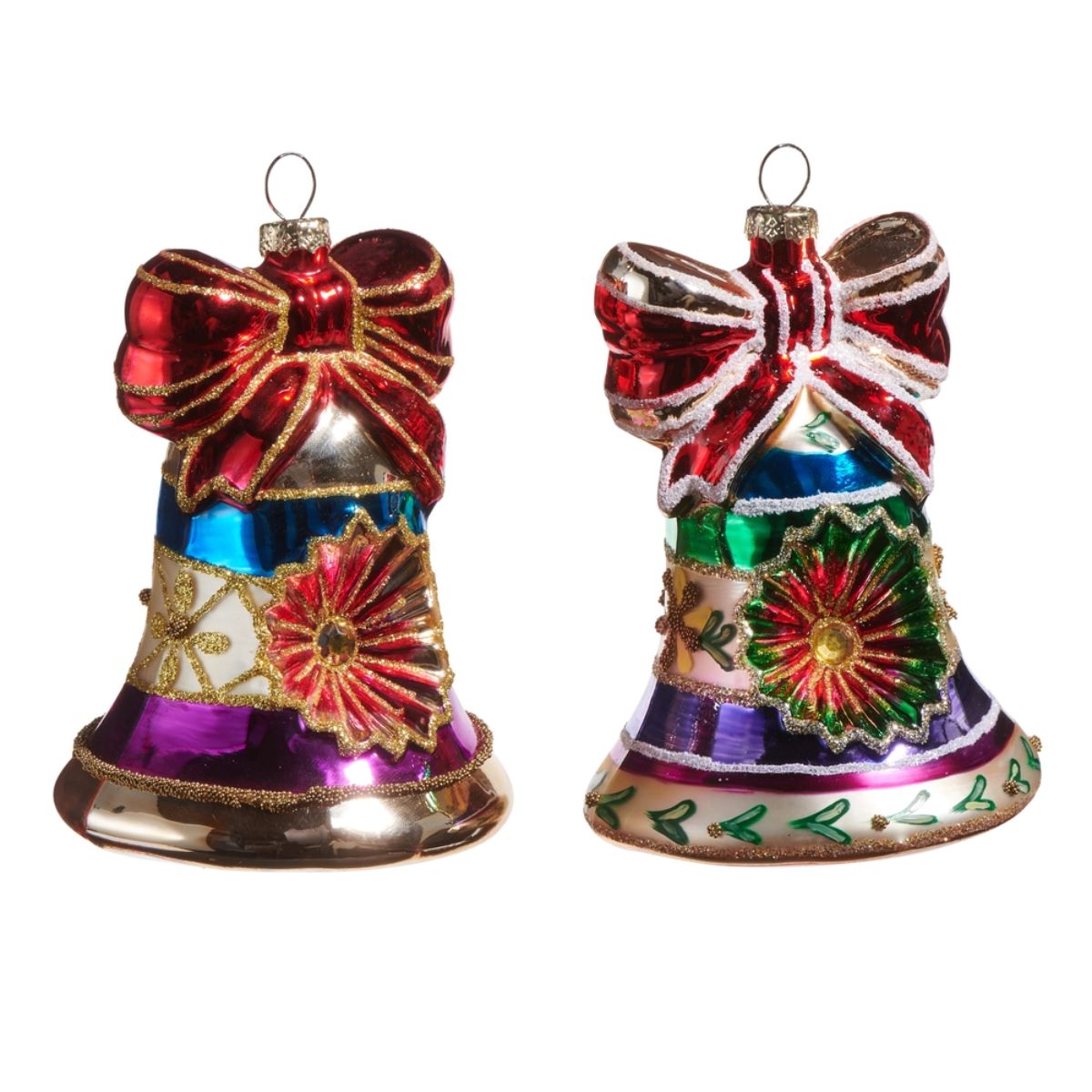 Raz 4.5 in. Vintage Bell Ornament
