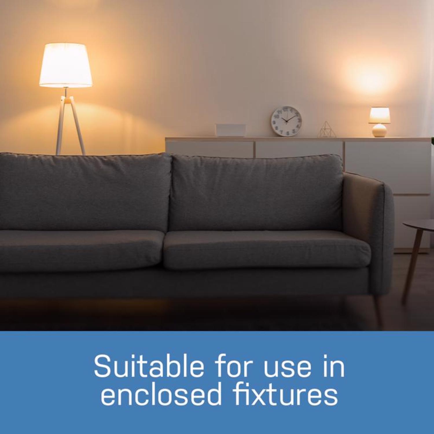 Feit Enhance A19 E26 (Medium) LED Bulb Daylight 60 Watt Equivalence 10 pk