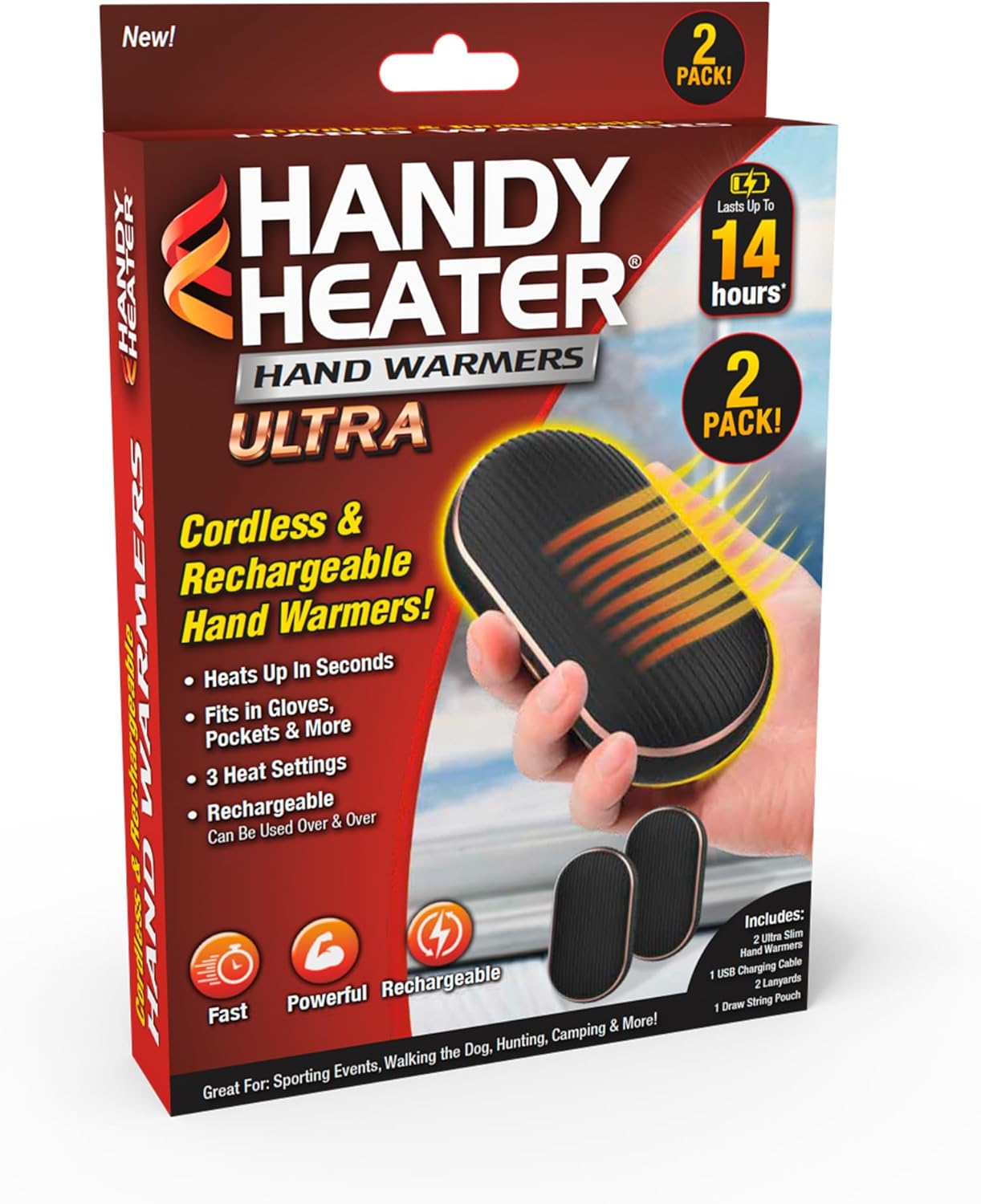 Ontel Handy Heater Hand Warmers Ultra