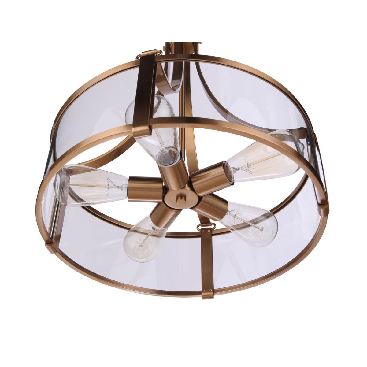 Craftmade Elliot 5 Light Pendant in Satin Brass