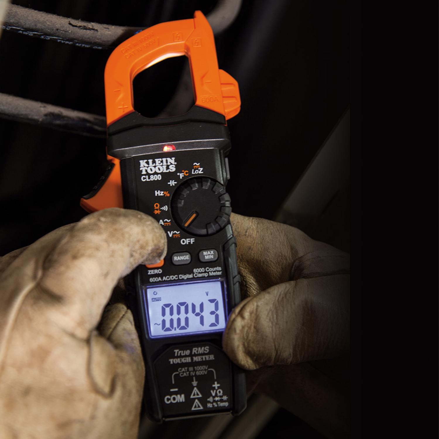 Klein Tools -14-1000 °F LCD Clamp Meter