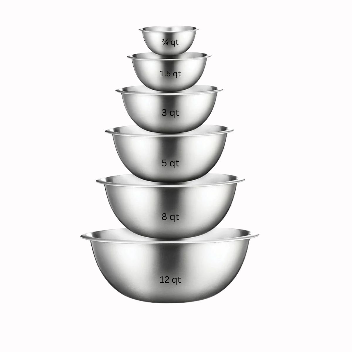 Bene Casa Mixing Bowl 1.5 QT Stainless Steel