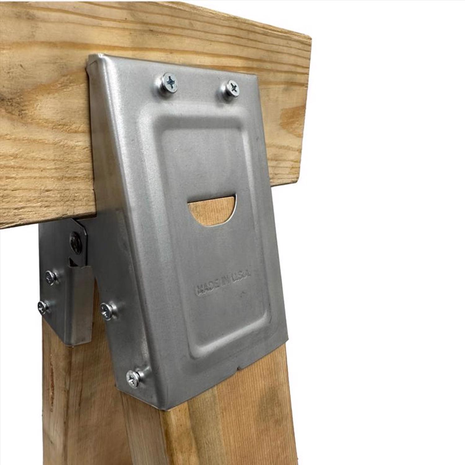 Fulton 2 in. H X 4 in. W Sawhorse Brackets 500 lb. cap. 2 pc