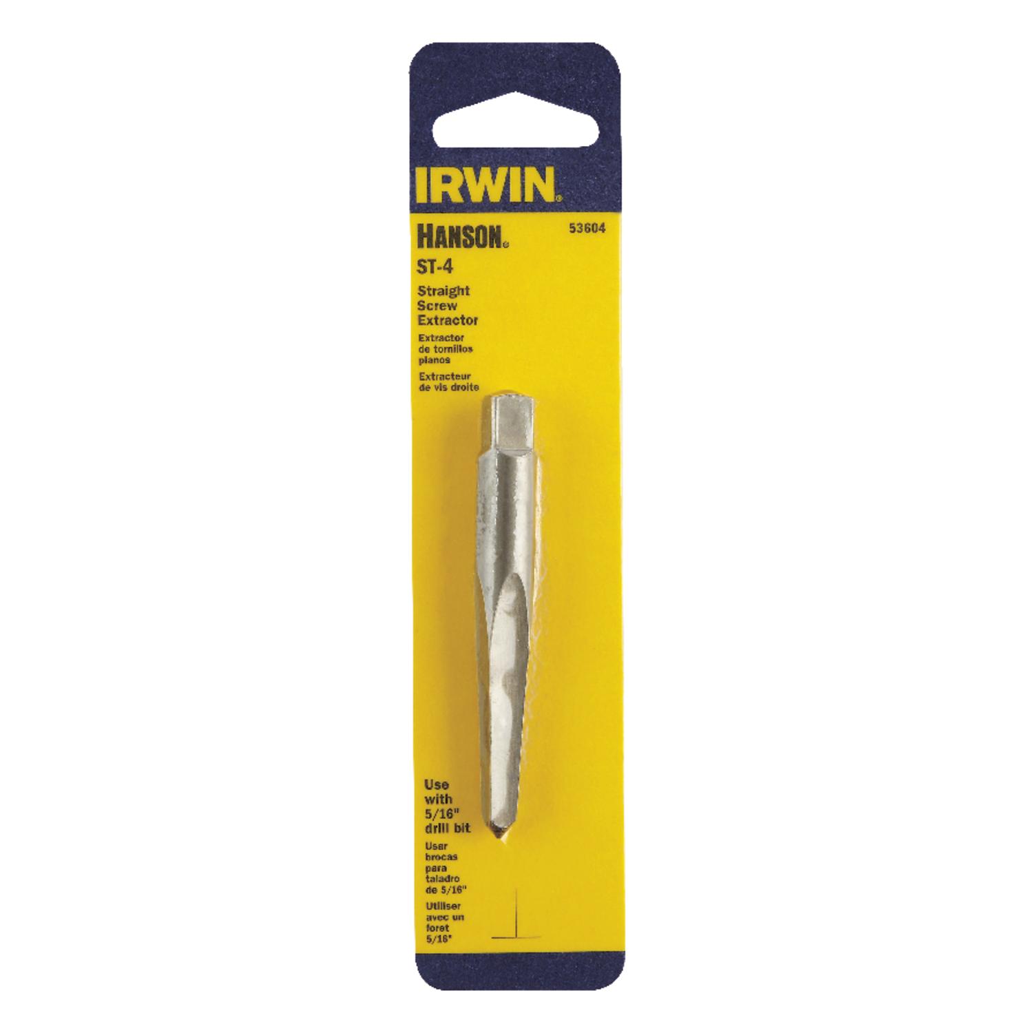 Irwin Hanson 5/16 in. X 5/16 in. D Carbon Steel Straight Screw Extractor 6 in. 1 pc