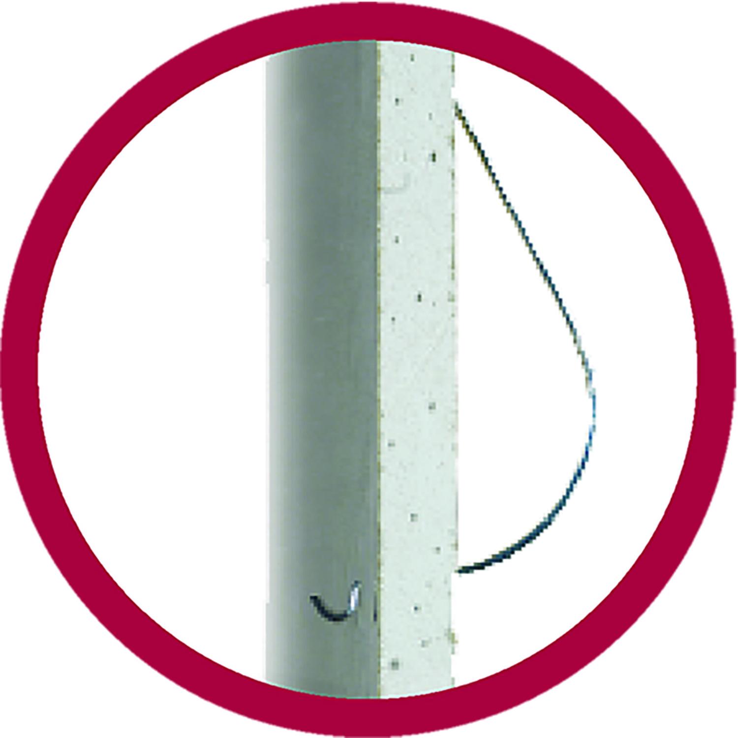 HILLMAN Flush-Mount Galvanized Silver Picture Hanger 10 lb 4 pk