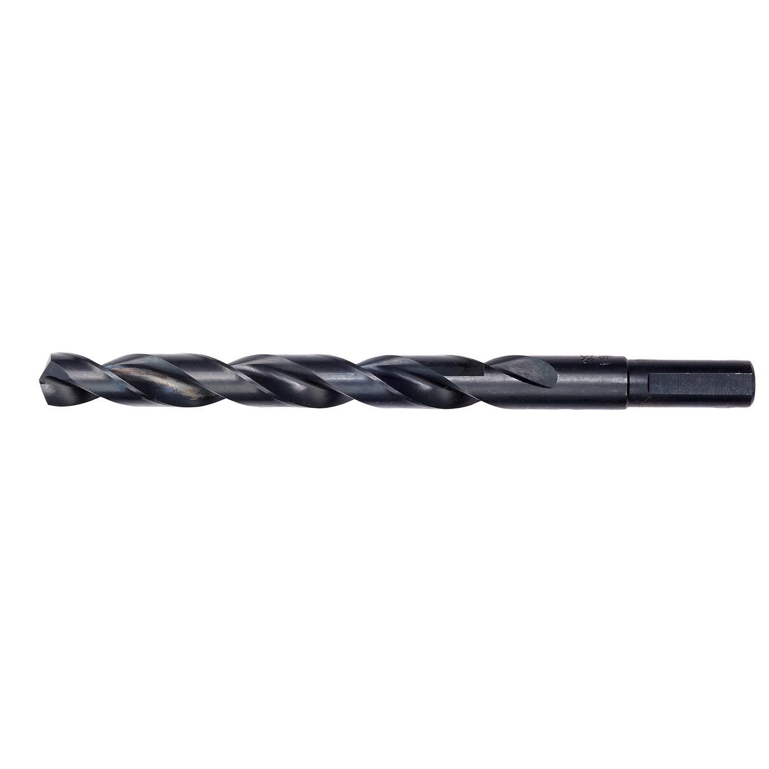 Milwaukee Thunderbolt 27/64 in. X 5-3/8 in. L Black Oxide Drill Bit 3-Flat Shank 1 pc