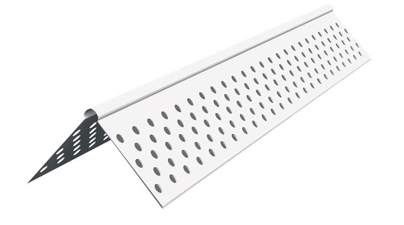 Amerimax Vinyl Corner Bead 1-1/4 in. x 1-1/4 in. x 8 ft. Vinyl