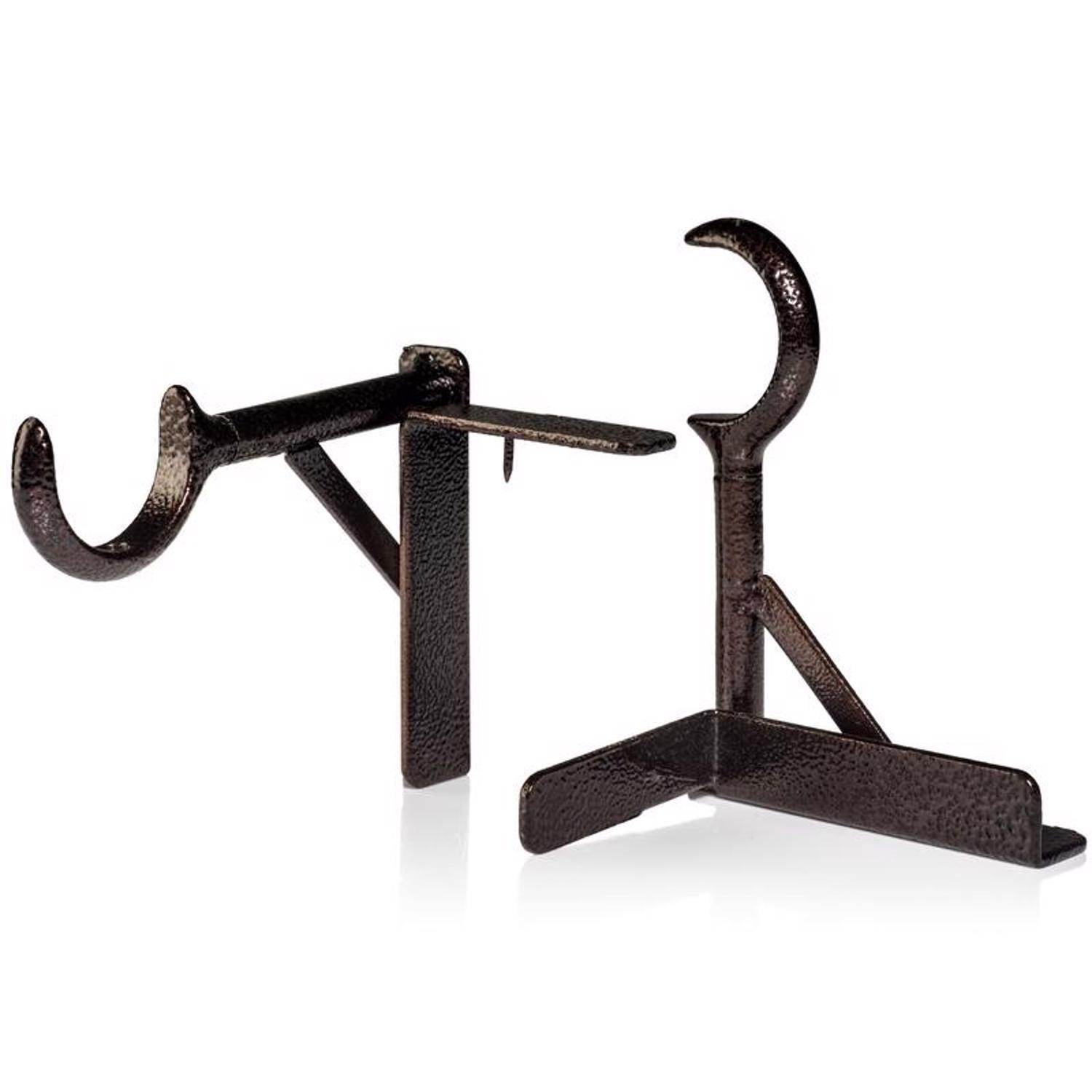 Tap Bracket As Seen On Tv Bronze Steel Curtain Bracket 30 LB