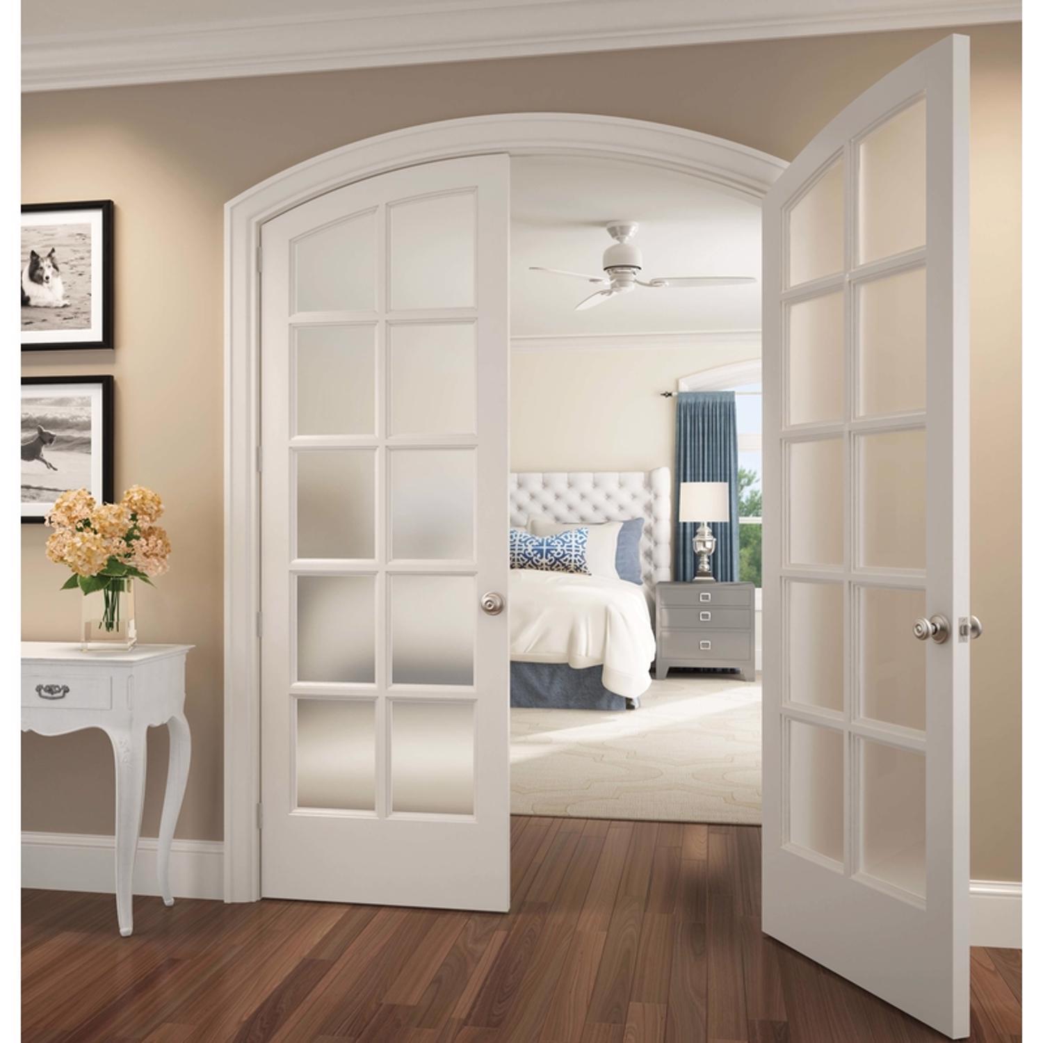 Schlage Georgian Satin Nickel Privacy Lockset 1-3/4 in.
