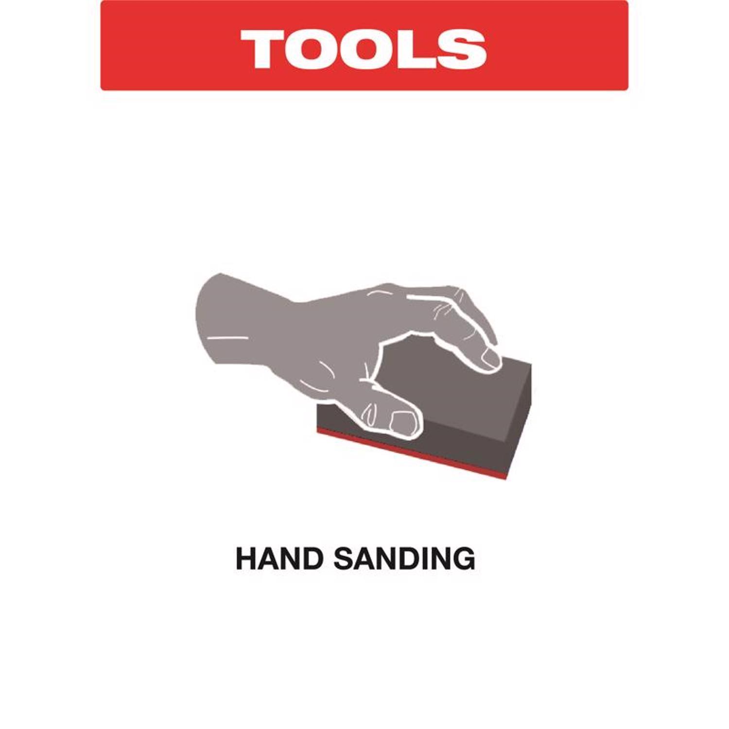 Diablo 4 in. L X 2-1/2 in. W X 1 in. 36 Grit Ultra Coarse Dual Edge Sanding Sponge