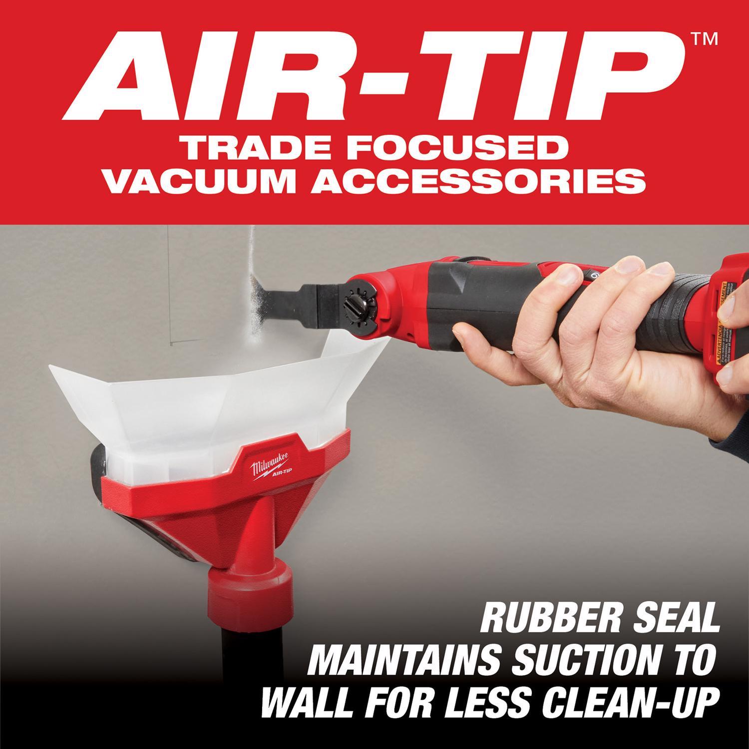 Milwaukee AIR-TIP 1-1/4 in. - 2-1/2 in. Shop Wet/Dry Vac Dust Collector 1 pc