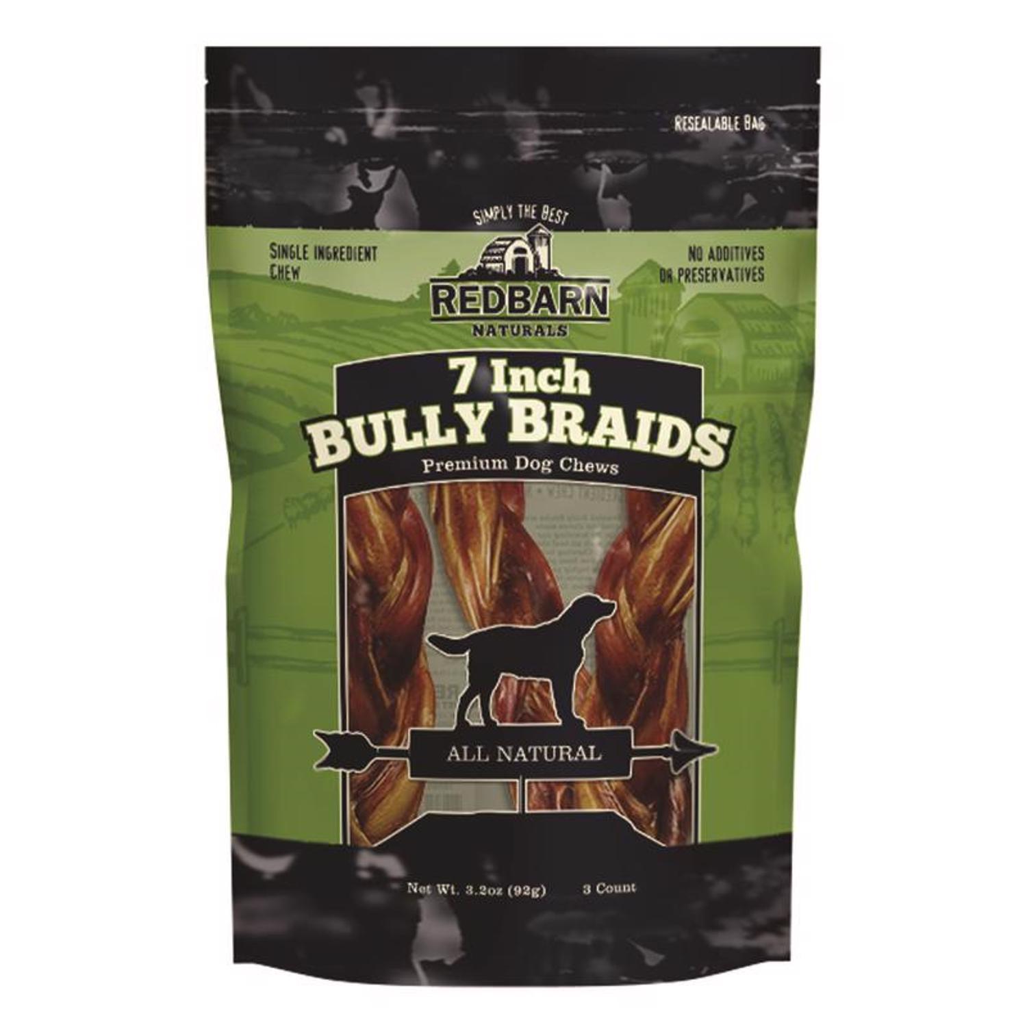 Redbarn Beef Grain Free Bully Stick For Dogs 3.2 oz 7 in. 3 pk