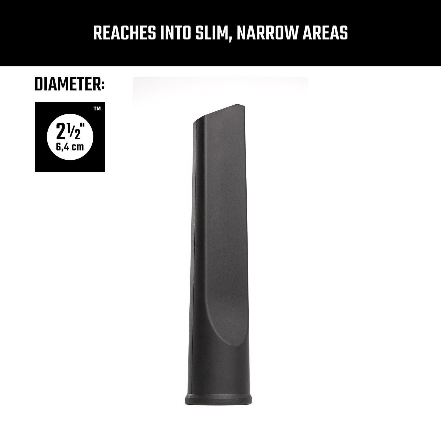 Craftsman 3 in. L X 3 in. W X 2-1/2 in. D Crevice Tool 1 pc