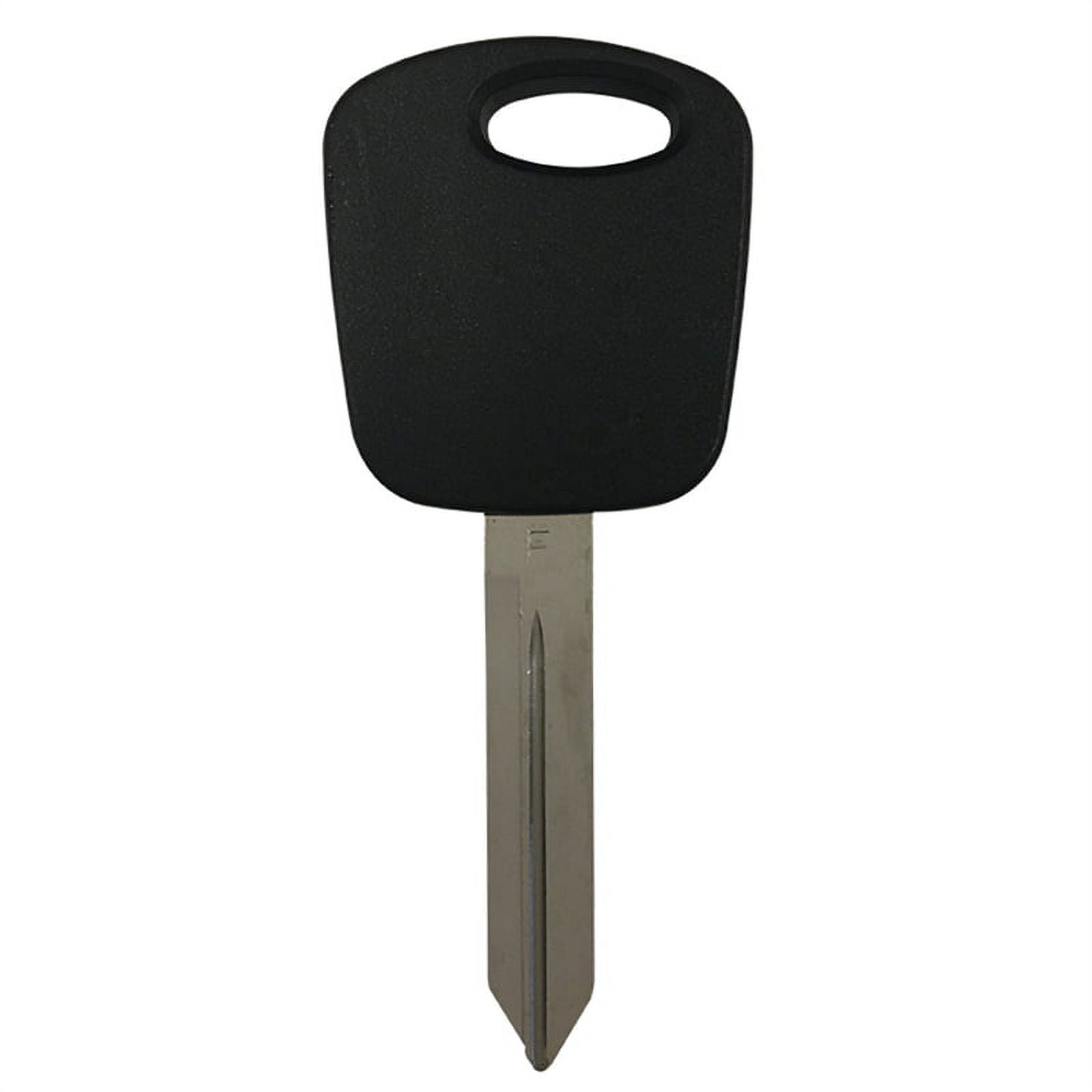 Hillman KeyStart 9977342 Replacement Key Transponder Key Automotive K066 Single For Ford Black/Silver