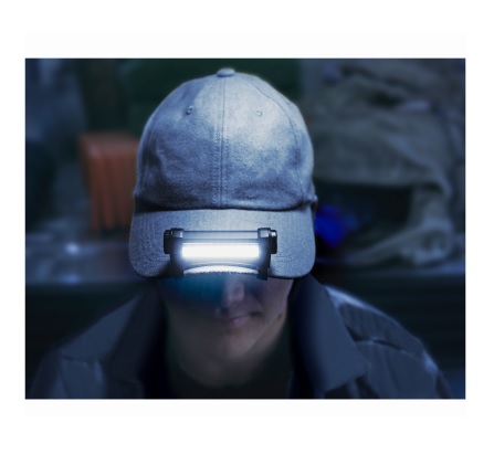 Police Security Light Cap Flashlight, High/Low Mode