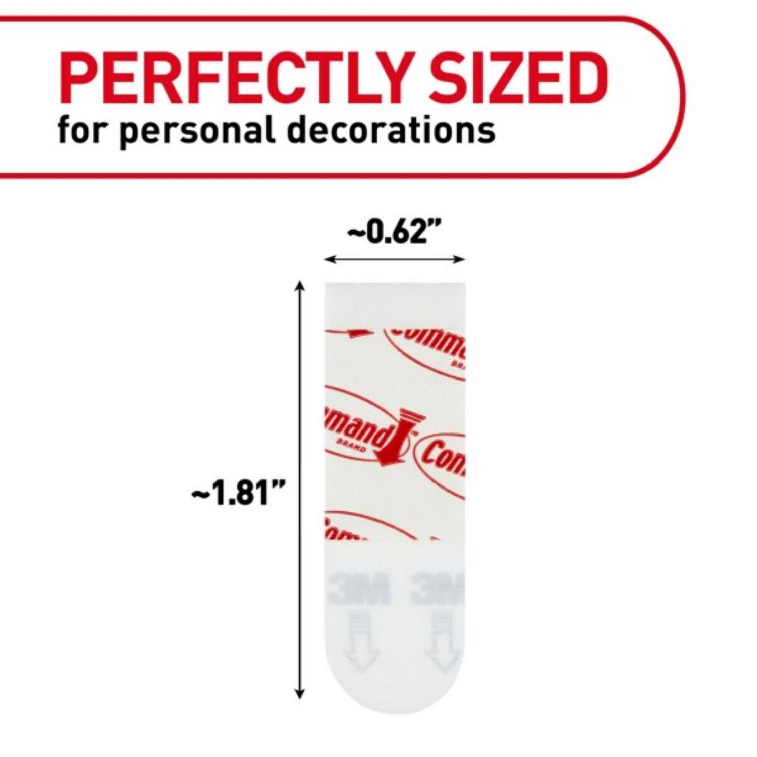 3M Command White Poster Strips 1 lb 48 pk
