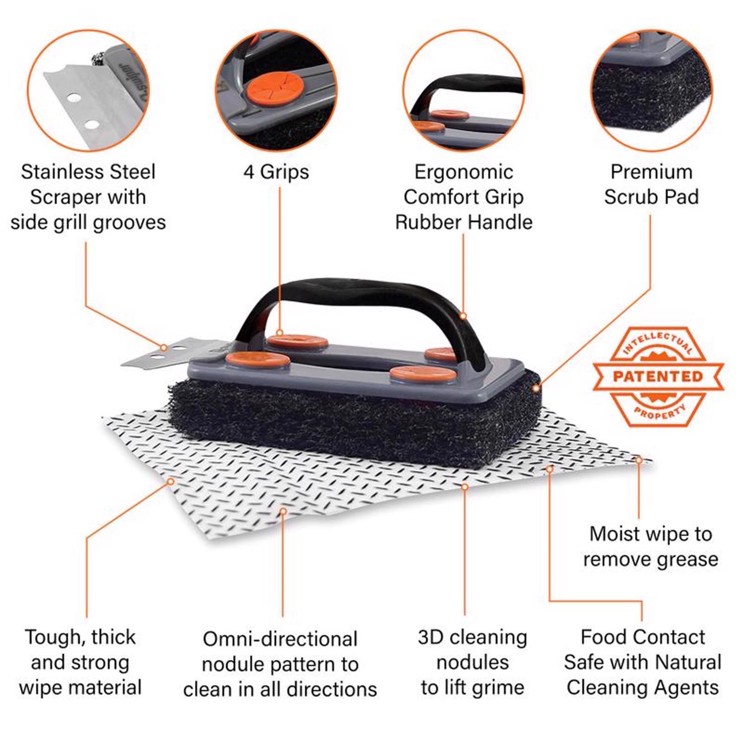Proud Grill Q-Swiper Grill Cleaning Kit 7 in. H X 3 in. L X 3.4 in. W 26 pc