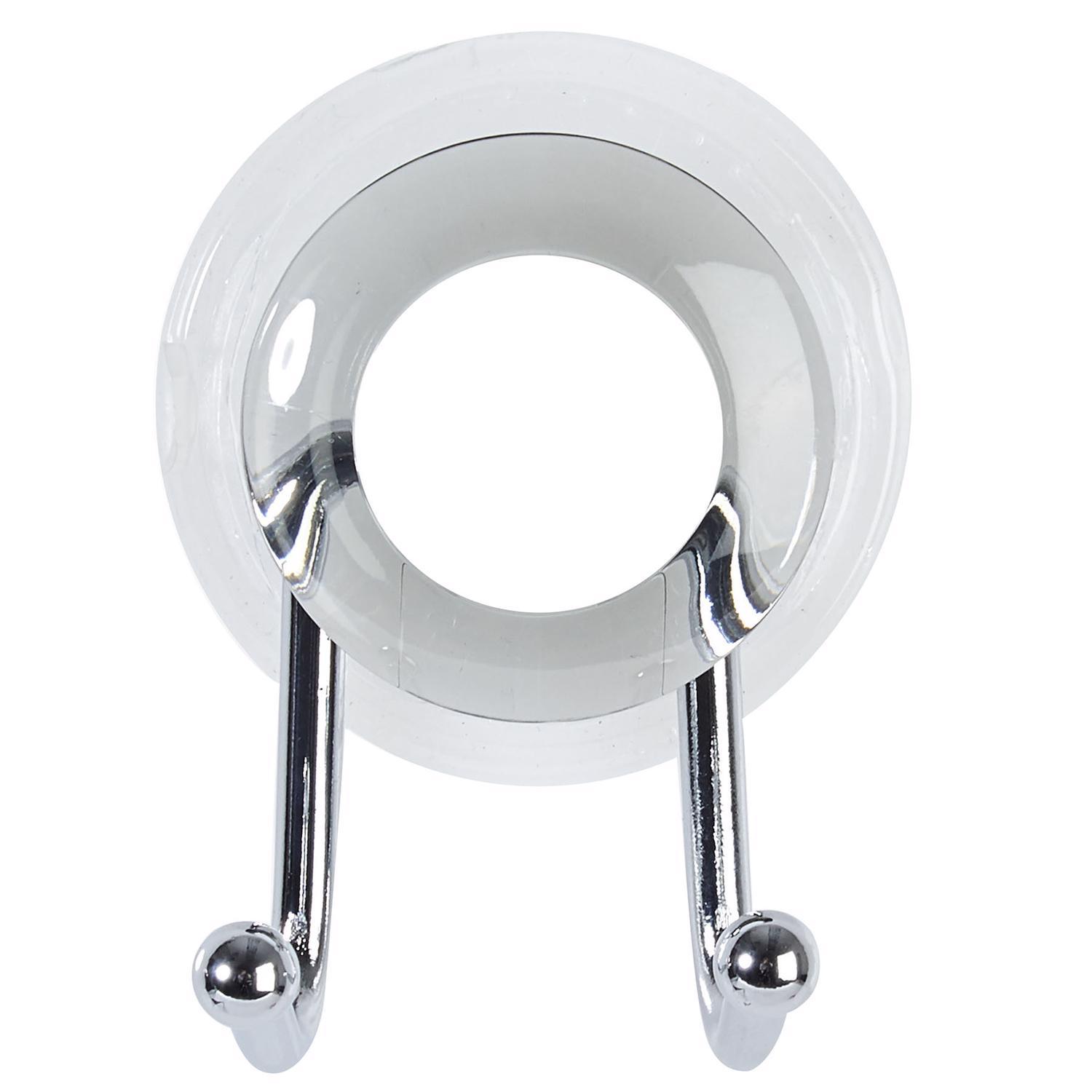 Better Living Impress 3 in. H X 2.25 in. W X 2 in. L Gray Double Suction Hook