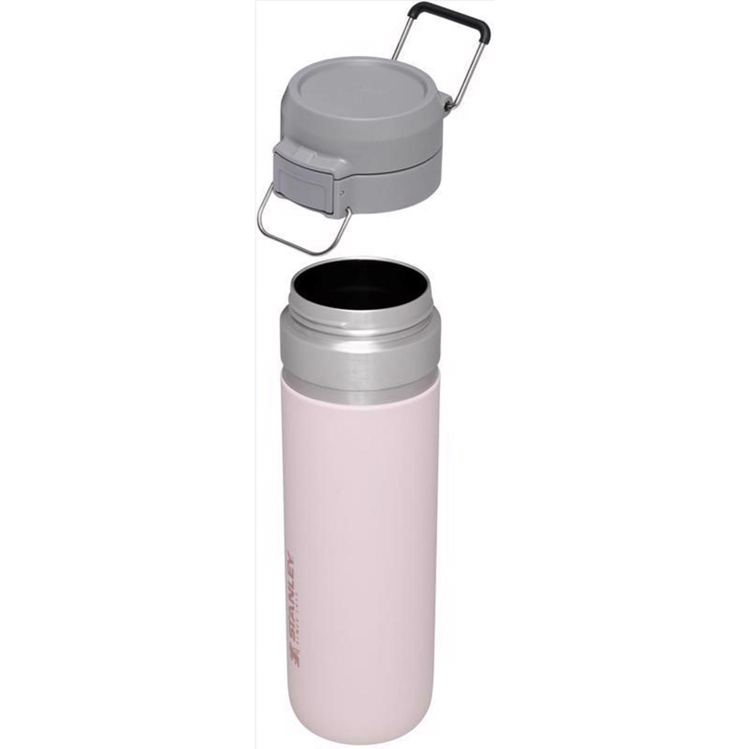 Stanley The Quick Flip 24 oz Rose Quartz BPA Free Double-Wall Vacuum Insulated Bottle