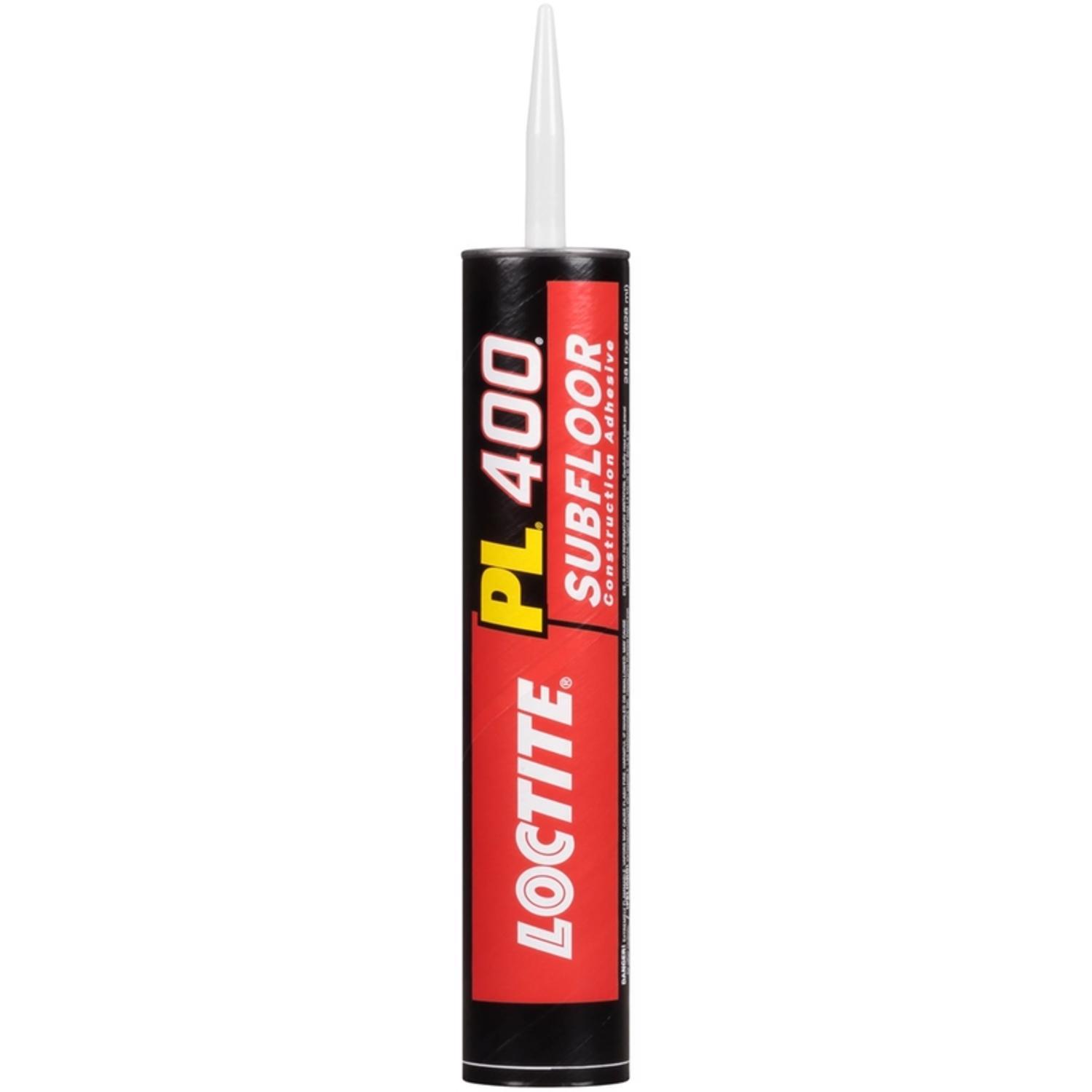 Loctite PL 400 Subfloor Adhesive Synthetic Rubber Subfloor Construction Adhesive 28 oz