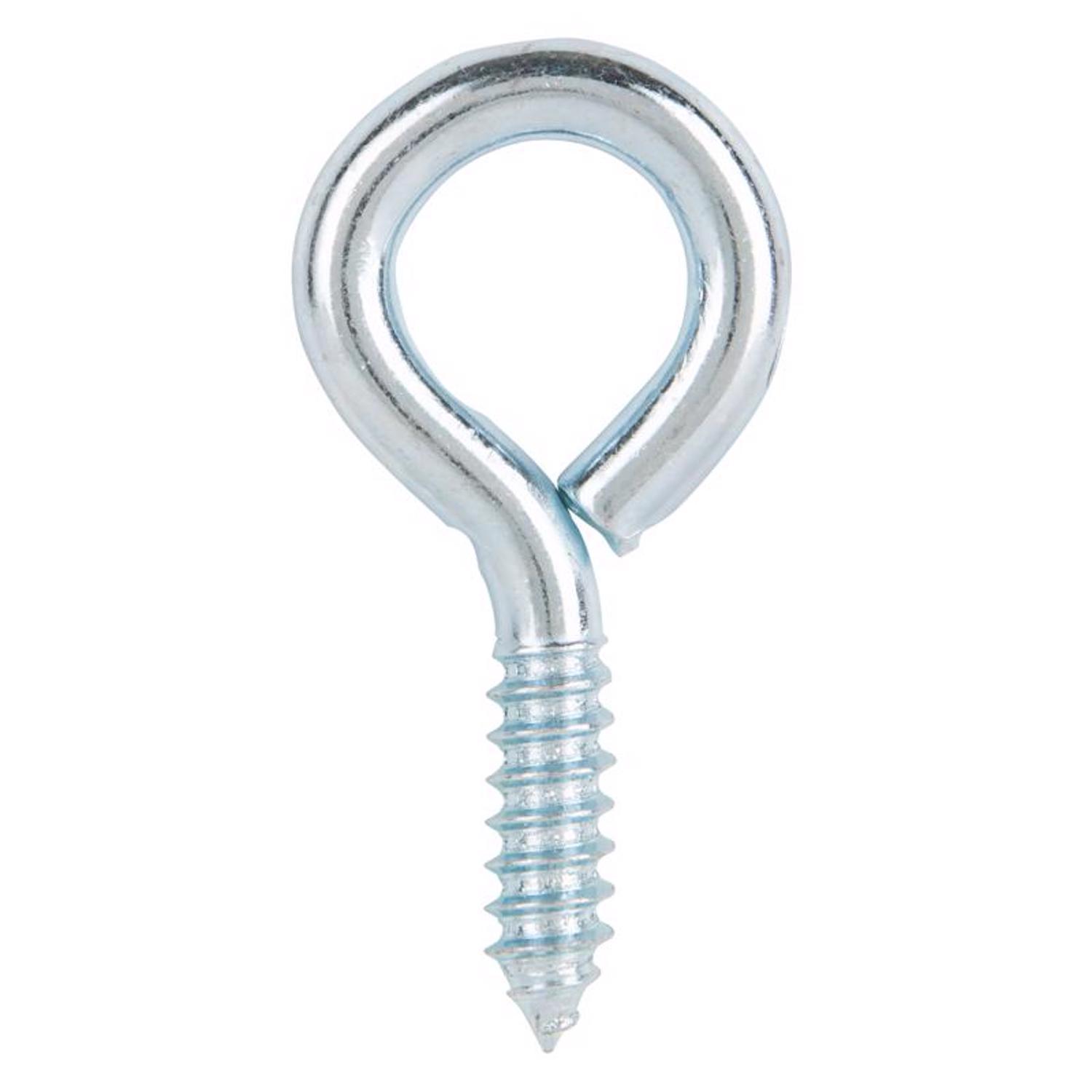 Ace 11/32 in. D X 2-5/8 in. L Zinc-Plated Steel Screw Eye 200 lb. cap. 2 pk