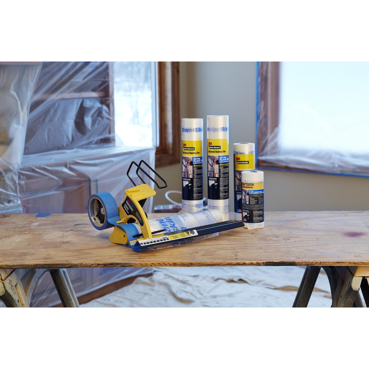 3M Hand-Masker 99 in. W X 90 ft. L X 0.35 mil Plastic Masking Film 1 pk