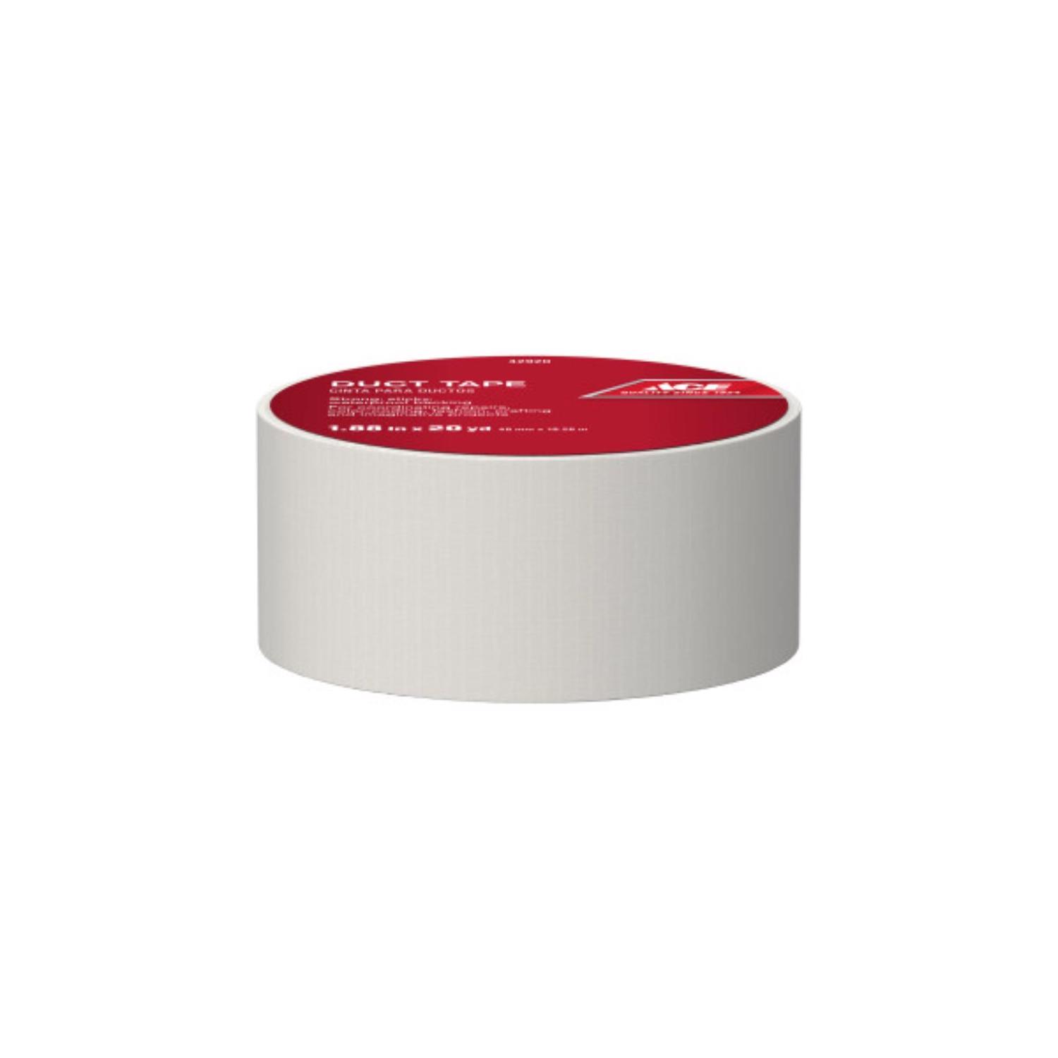 Ace 1.88 in. W X 20 yd L White Solid Duct Tape