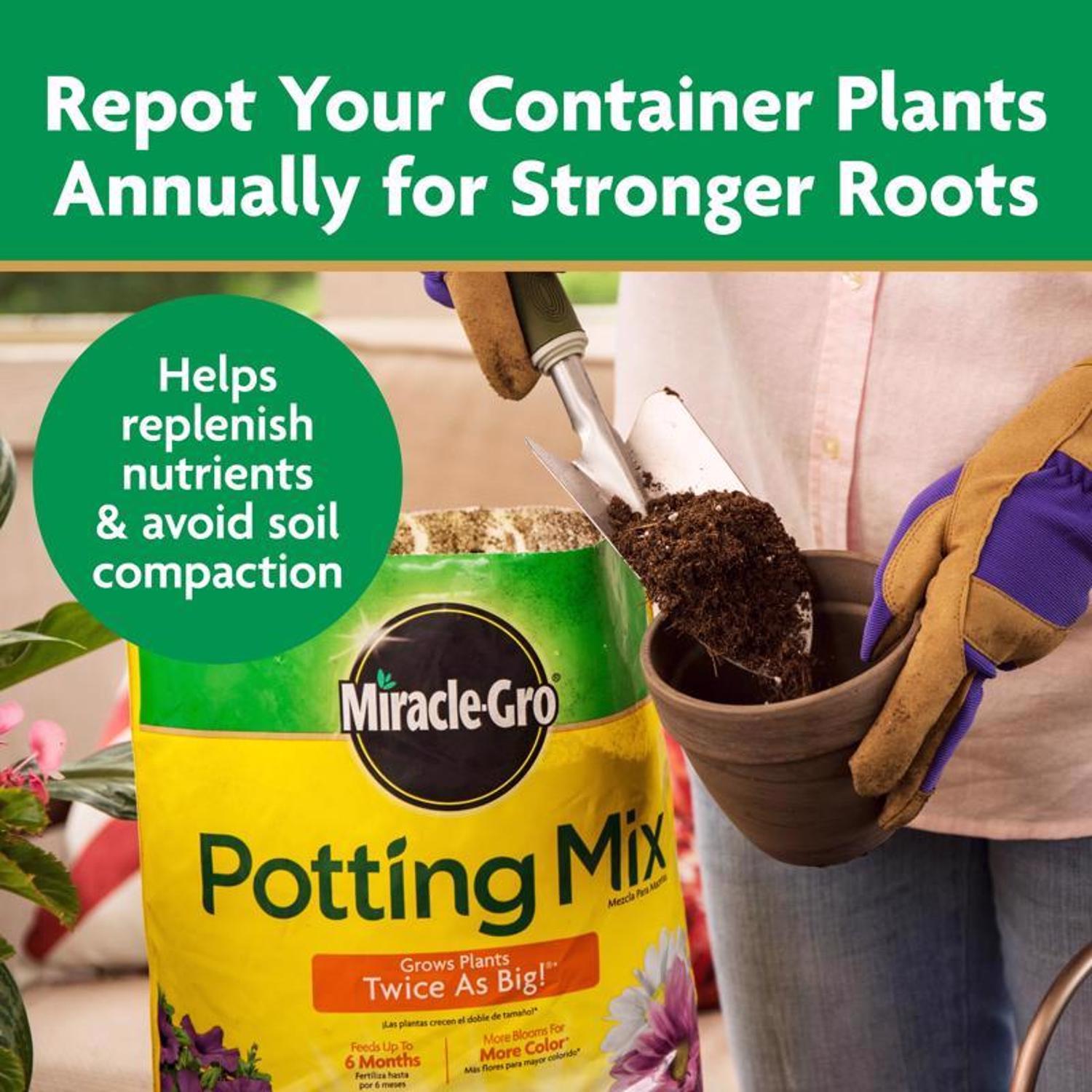 Miracle-Gro Flower and Plant Potting Mix 50 qt
