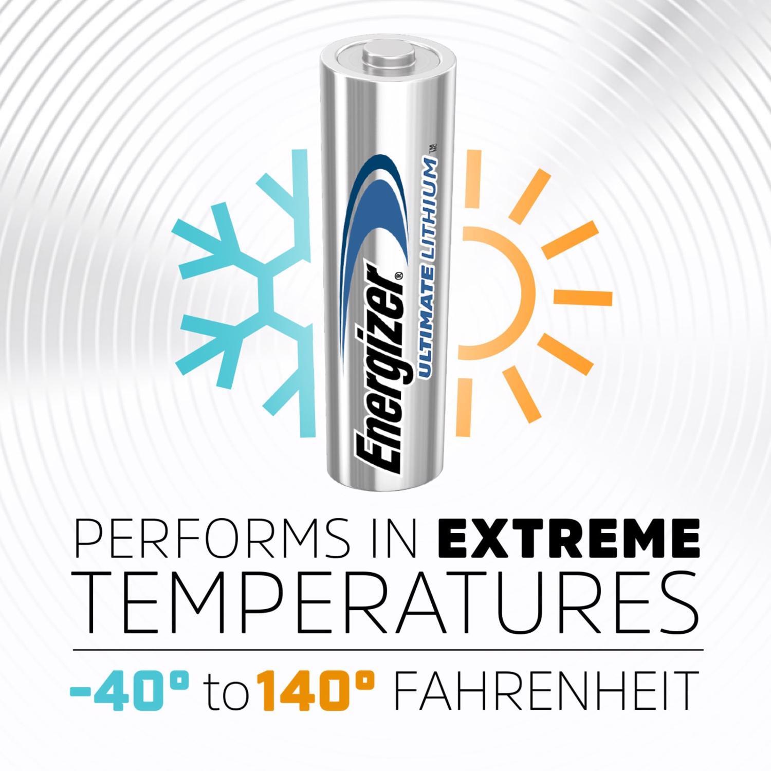 Energizer Ultimate Lithium AA 1.5 V Battery 8 pk
