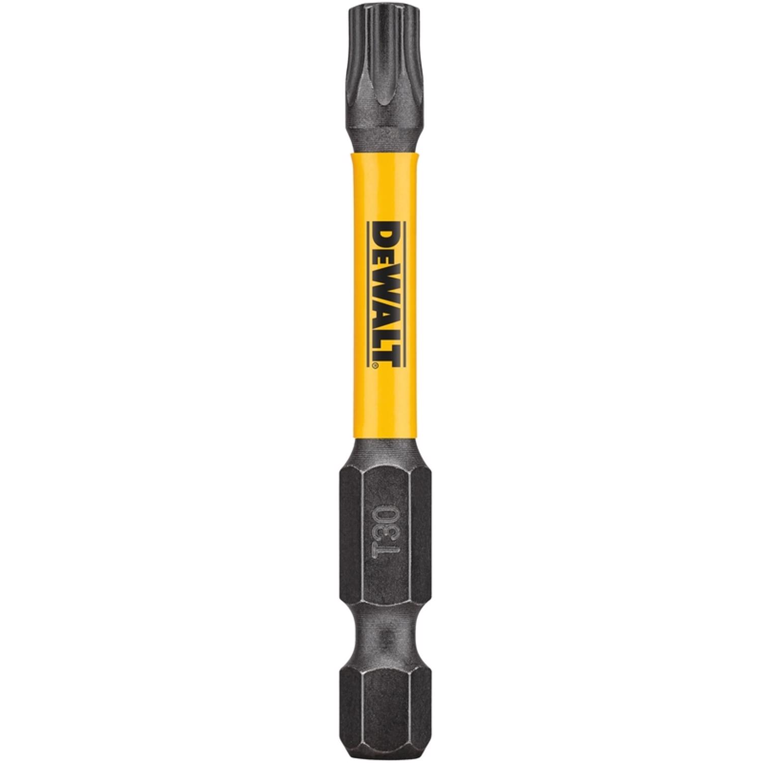 DeWalt FlexTorq Star T30 X 2 in. L Impact Power Bit Steel 2 pc