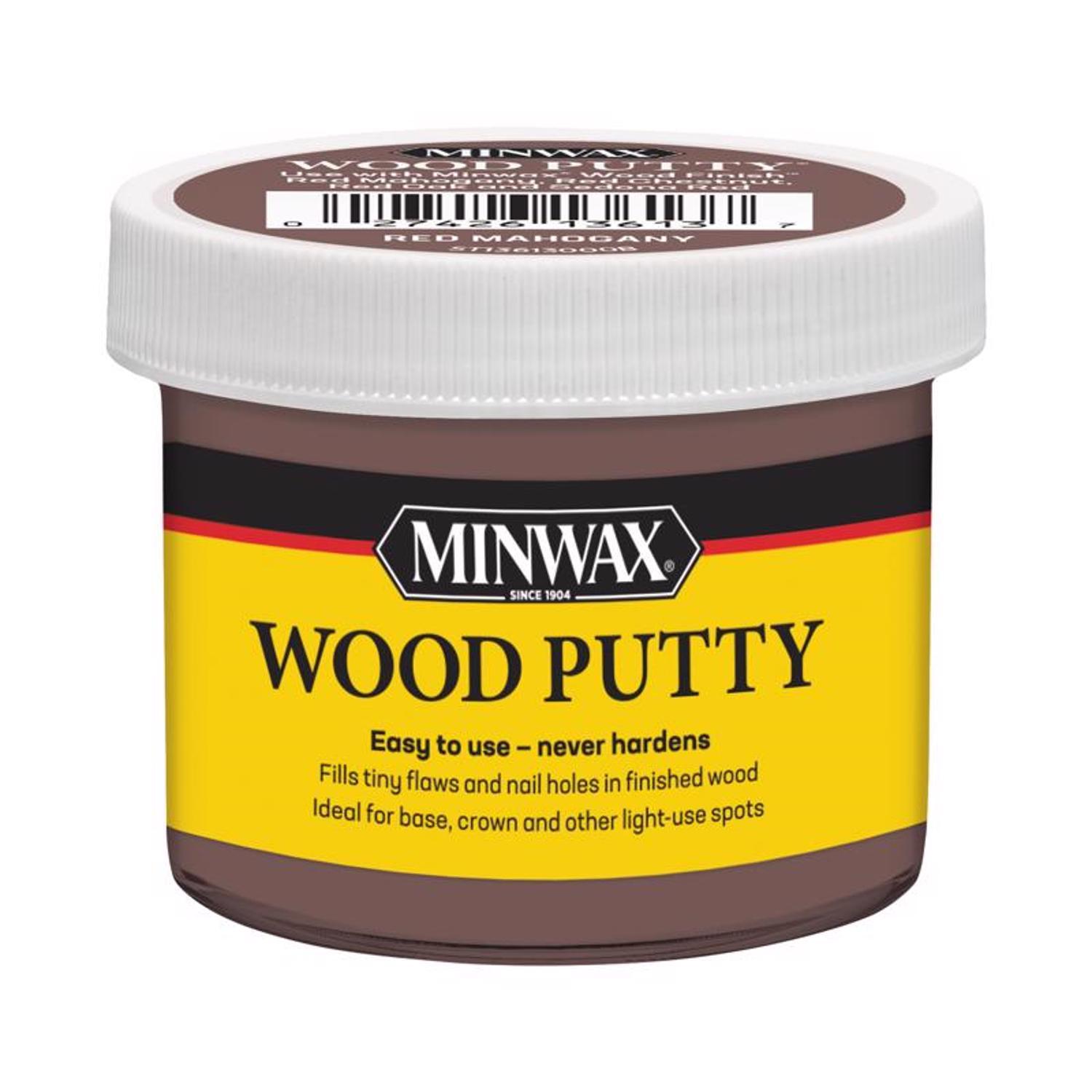 Minwax Red Mahogany Wood Putty 3.75 oz