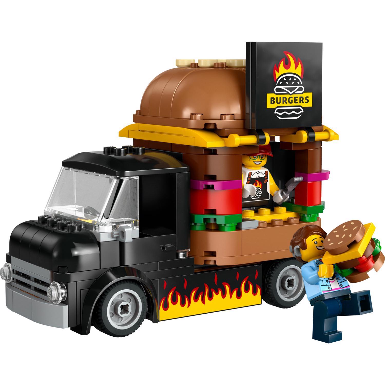 LEGO City Burger Truck Building Set Multicolor 194 pc